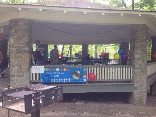 Band shell pavilion