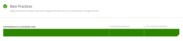 Maxed Out Google Partner Status