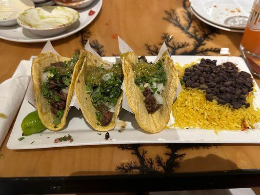 Traditional Carne Asada Tacos