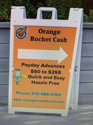 Orange Rocket Cash