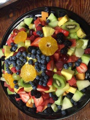 Fruit platter for custmer order