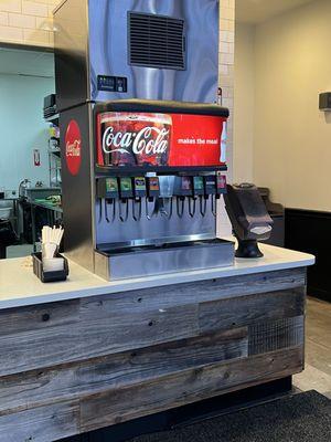 Fountain drink area