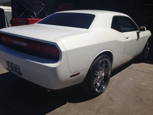 The challenger got 22's