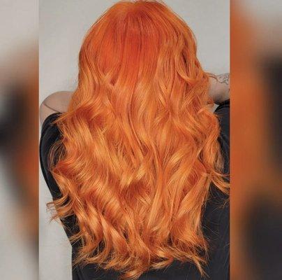 Orange hair