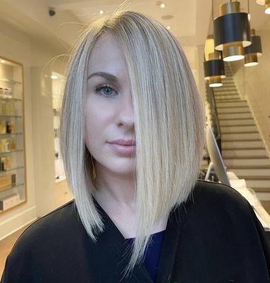 Blondes have more fun, especially with a chic bob and highlights to match.