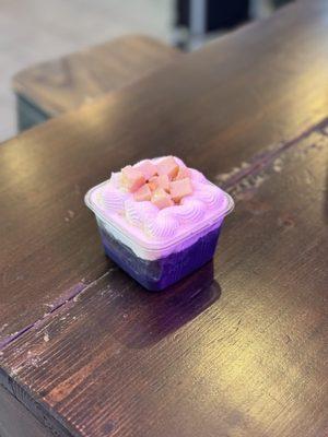 Ube Tres Leches con Flan