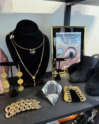 Plenty of cool vintage and handmade jewelry