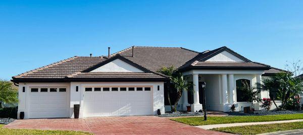 Stunningly gorgeous new tile roof!