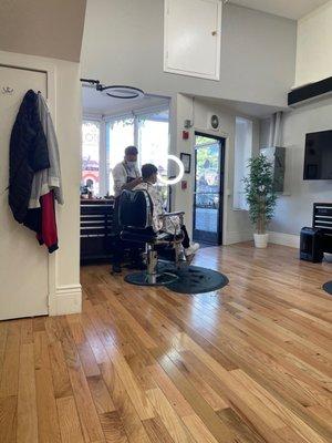 Finally a cool barber shop in Marin! I brought my son here and now he can just come and get cleaned up on his own. He did a