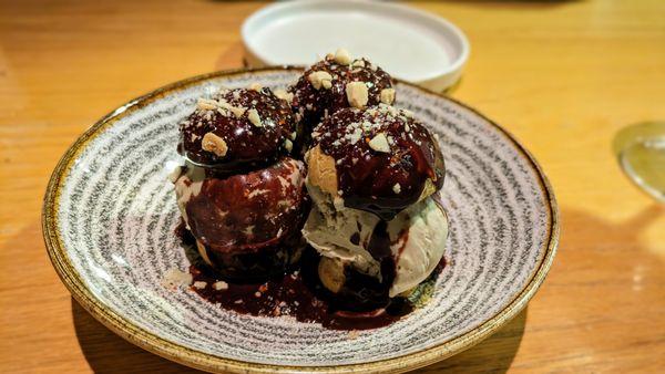 Profiteroles ($12)