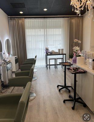 Blow dry stations - Hair spa