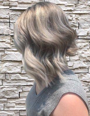 Silver balayage