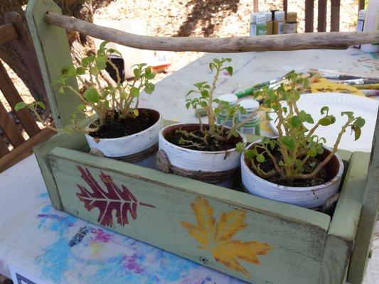 Rustic Pallet Planter Box - just a sample of the unique finds that are handmade right in our store.