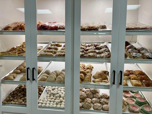 Variety of sweet breads