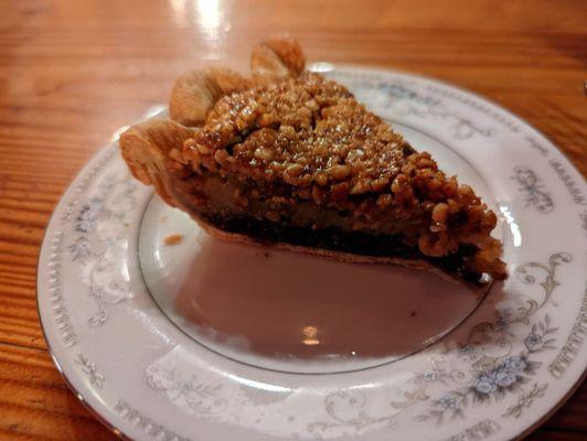 Chocolate bourbon pie