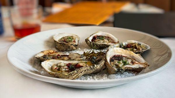 Grilled Oysters