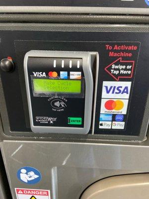 New contactless payment system