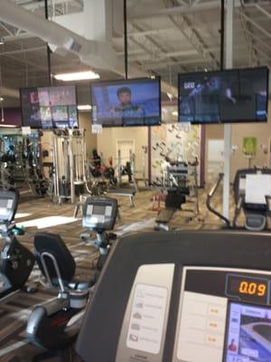 View from the treadmill