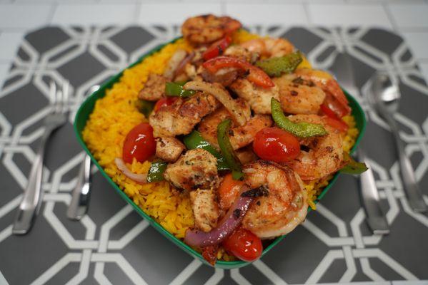 Shrimp and chicken Stir-fry