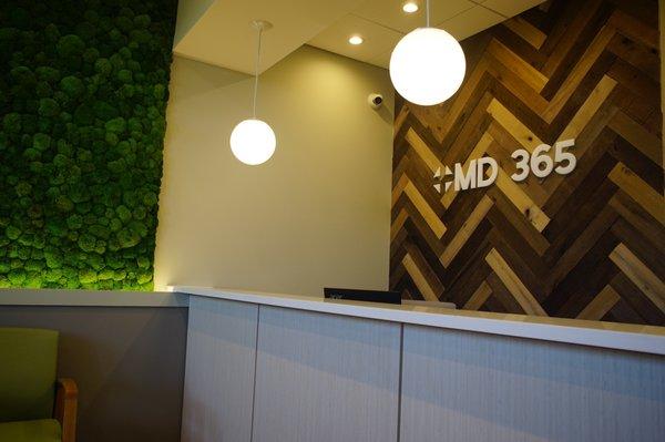 Inside lobby of MD 365 in Shirley, NY