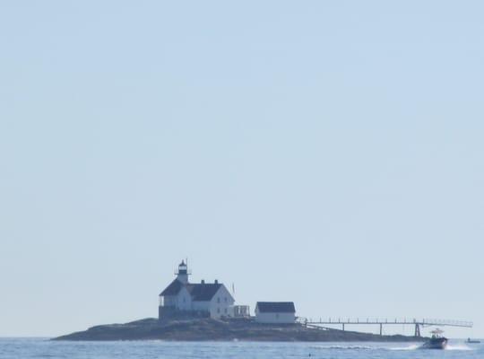 Ram Island Lighthouse in the distance