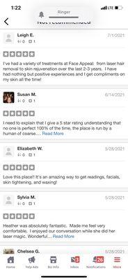 Here are four positive reviews. I found more. Not sure why they aren't up for you all to see.