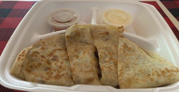 Steak Quesadilla To Go