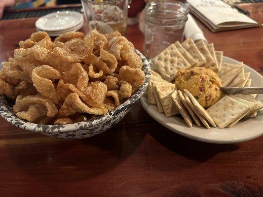 Pimento Cheese and Pork Rinds