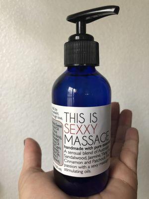 Natural & organic massage oil