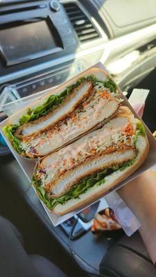 Pork cutlet sandwich