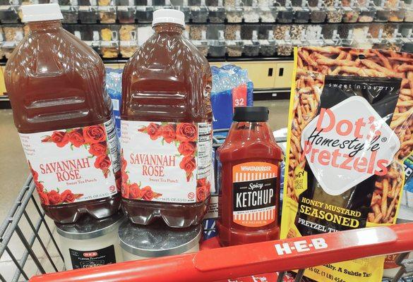 Until the Frisco HEB opens in 2022, we still have to travel to get Savanah Rose Sweet Tea Punch.