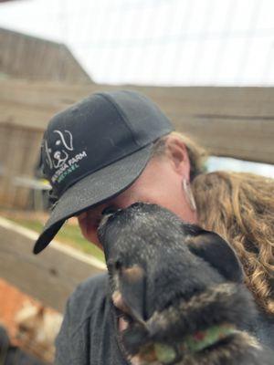 Free Puppy Kisses at Fantana Farm and Kennel!