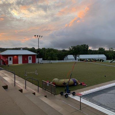 Training area.