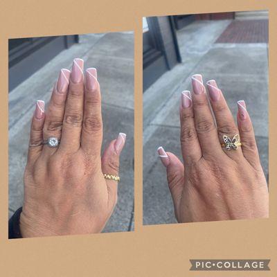 I absolutely LOVE my nails. Love the color and design