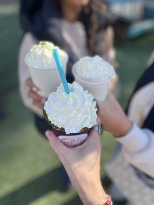 Hard Cider Slushie & Hot mulled cider