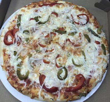 Onion Pepper Pizza