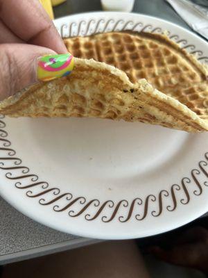 These are supposed to me waffles. They're more like pancakes