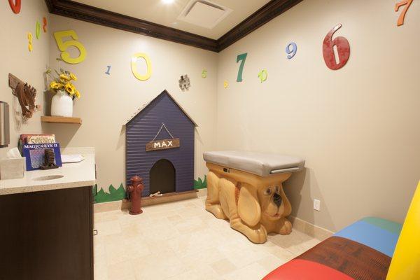 Urgent care for every member of your family; kids treatment room