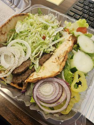 Gyro with side salad