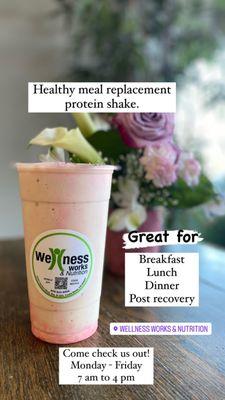 Protein shakes good for breakfast, lunch and dinner