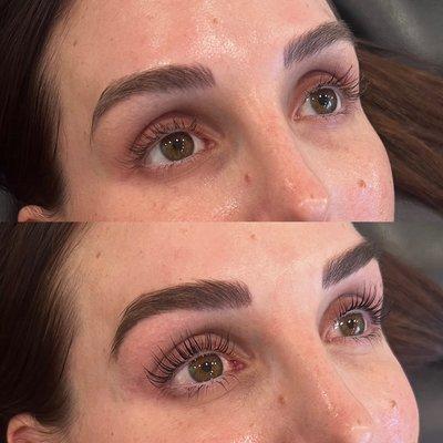 Brow infusion and lash lift