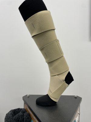 Compression garments for lower leg