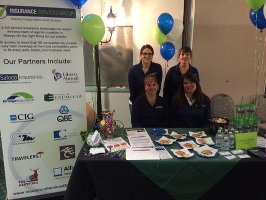 Sequim team representing during the 2015 Sequim Business Expo.