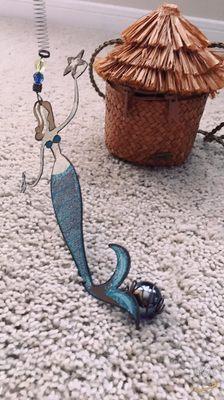 Huli hut crossover. Mermaid wind chime