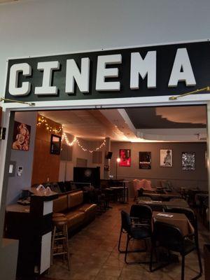 Enterance to theater from lobby.