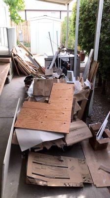 Remodeling your kitchen and now you end up with clutter in the driveway. Who do you call? (Before)