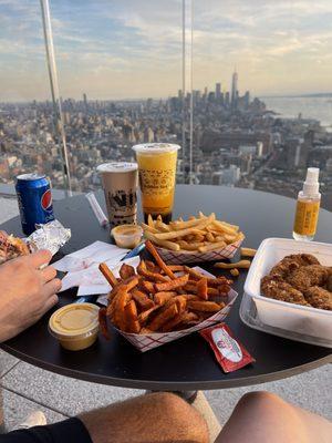 Sweet Potato Fries, Chicken Fingers, Fries, Burger Authority