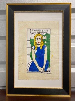 Wonderful Pop Art / Artist Roy Lichtenstein piece among many well know painters.