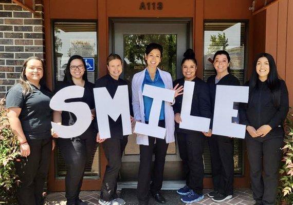 Monica, Sylvia, Amanda, Dr Antrim, Llesenia, Keri and Crystal