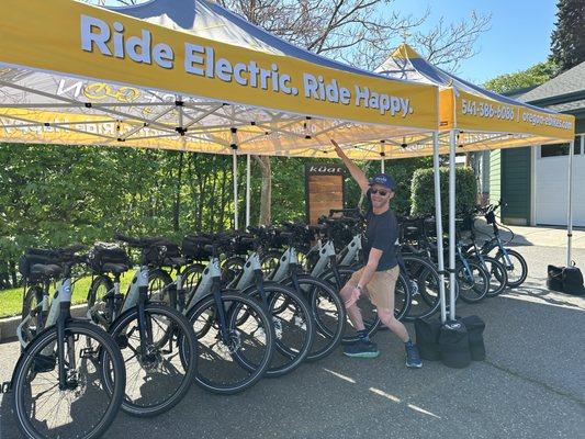 E-Bikes available to rent for full and half day!